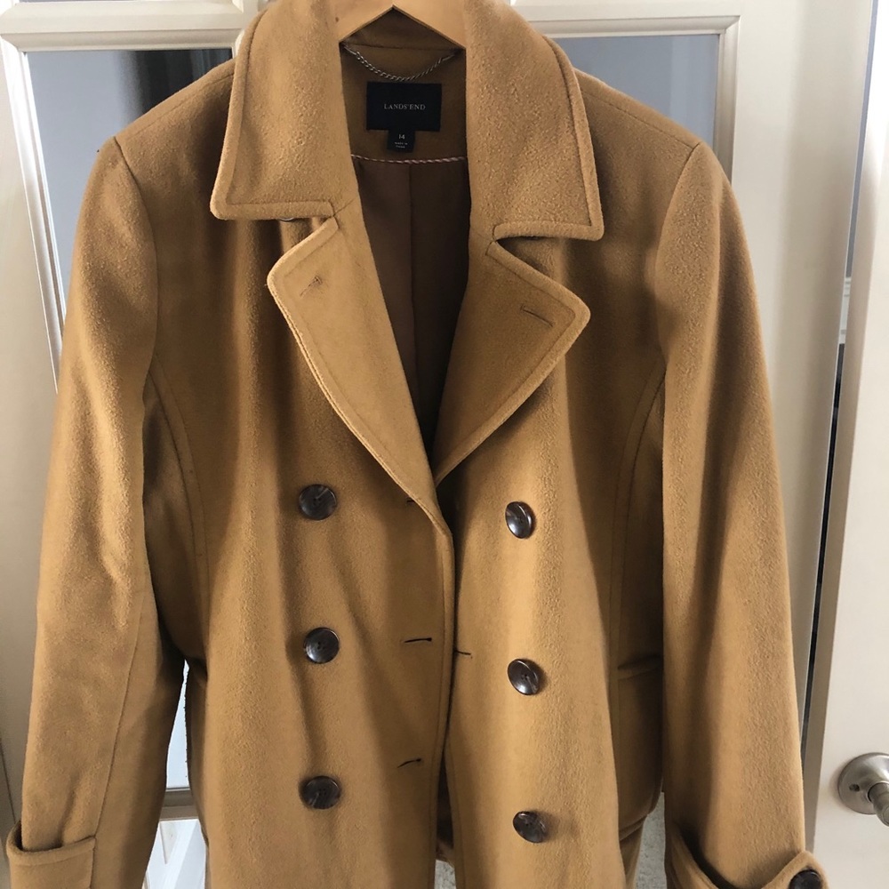Lands End pea coat